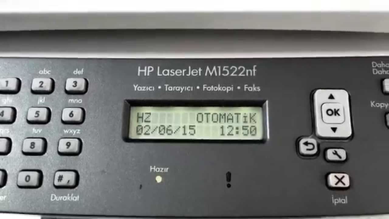 Как подключить принтер hp laserjet m1522nf к компьютеру
